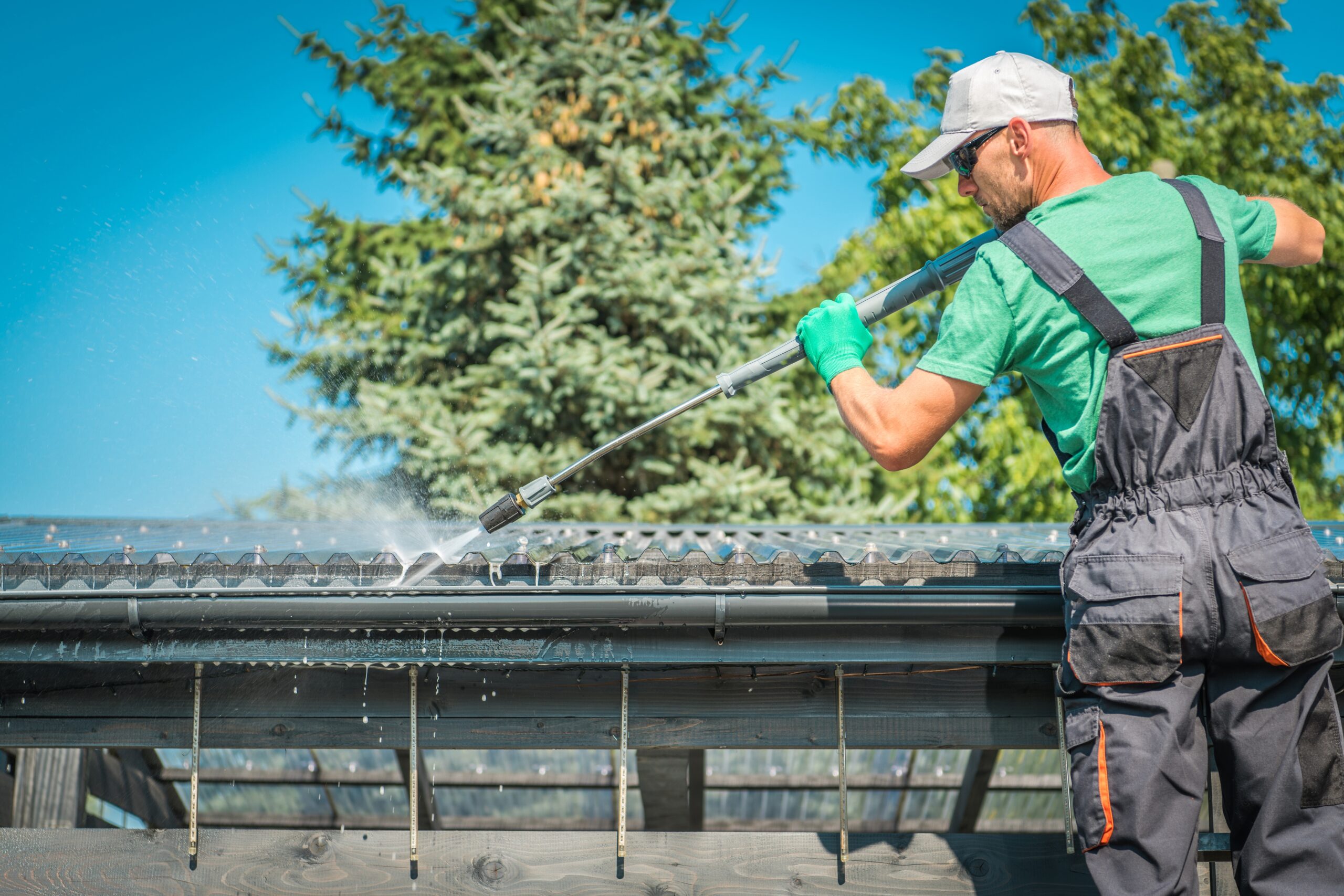 Residential Gutter Cleaning by LandSharx Property Maintenance